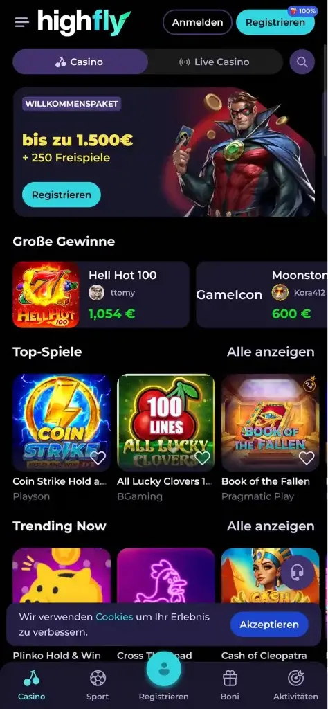 highflybet app